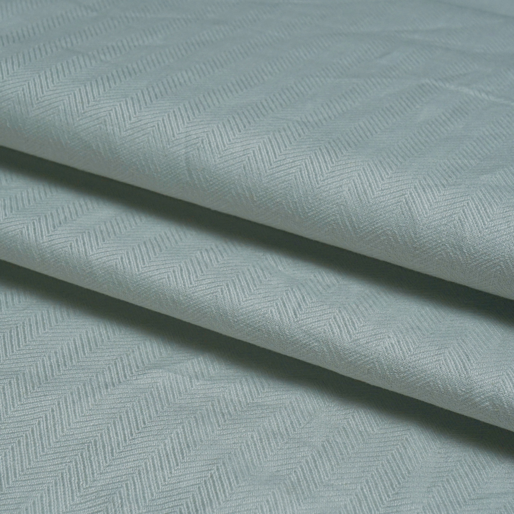 Burgoyne 100 Pure Linen Green Stripes Fabric Linen Avenue