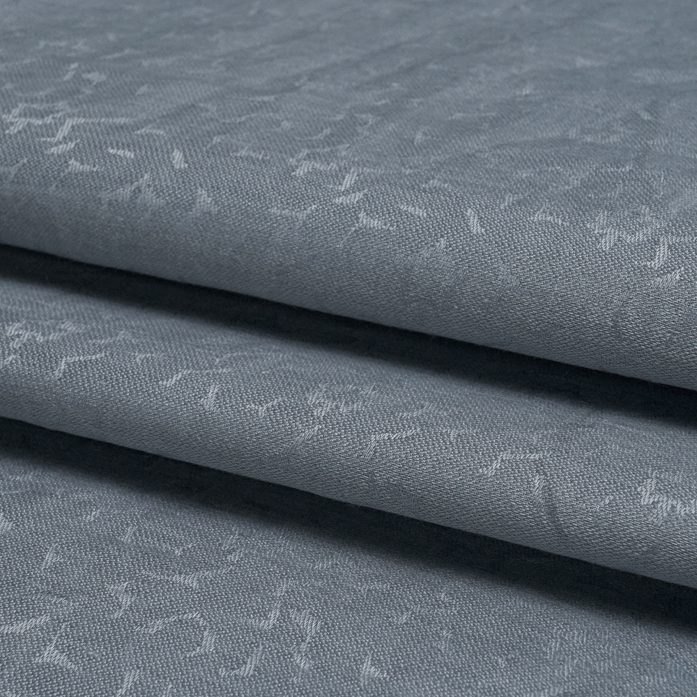 Burgoyne 100 Pure Linen Jacquard Grey Farbric Linen Avenue